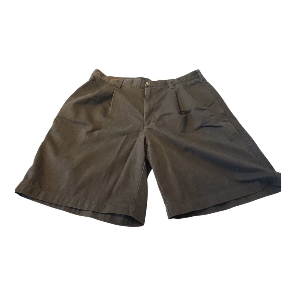 Cherokee Men's Chino Shorts Sz 38 Dark Khaki Unworn